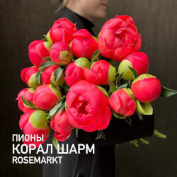 Букет «Коралловые пионы» Букет «Коралловые пионы»