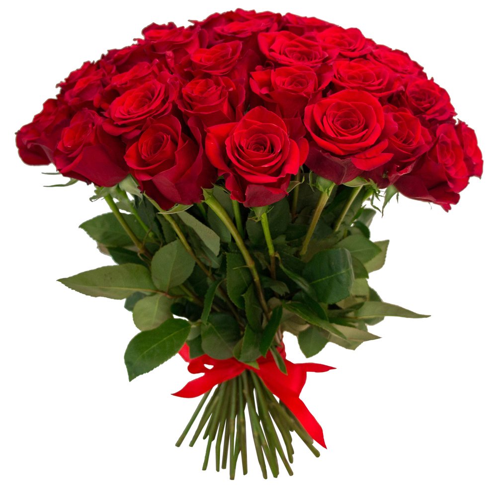 Букет цветов «25 красных роз»