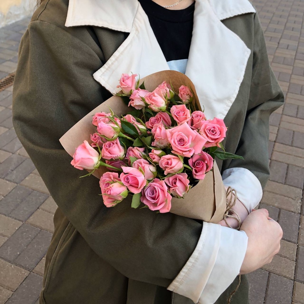 Букет с кустовой розой купить по низкой цене - Интернет магазин Florist, Одесса