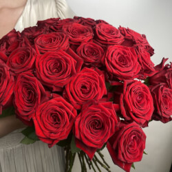 Букет «Свежие 31 красная роза» Букет «Свежие 31 красная роза»