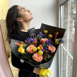 Букет «Нью-Йорк, я люблю тебя» Букет «Нью-Йорк, я люблю тебя»