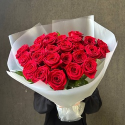 Букет «Красные розы с большим бутоном. 25 шт НЕДОРОГО» Букет «Красные розы с большим бутоном. 25 шт НЕДОРОГО»