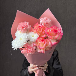 Букет Авторский букет: нежные поцелуи Букет Авторский букет: нежные поцелуи